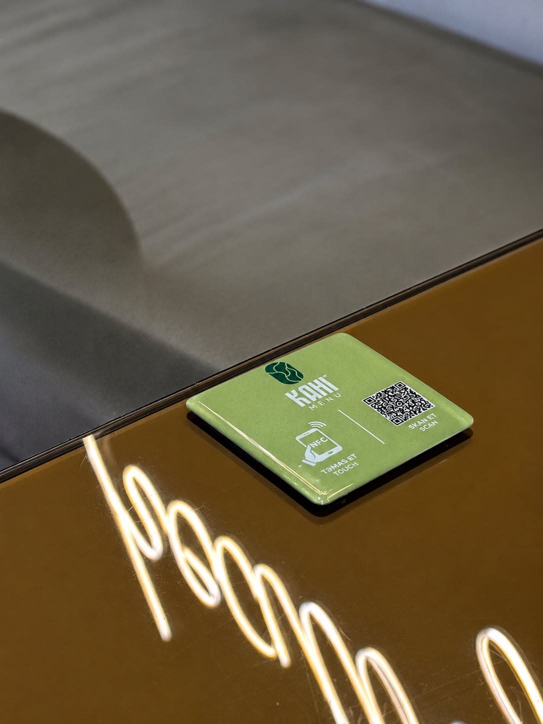 Kassa üzərində NFC stiker